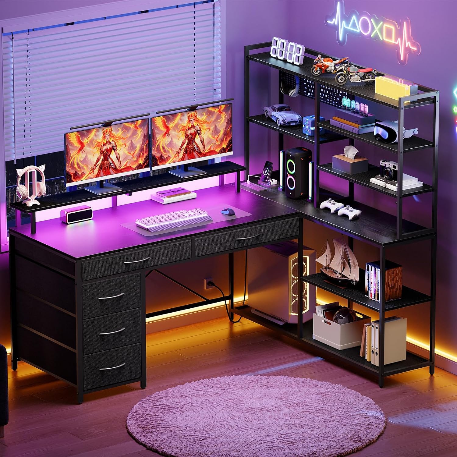 Office Furniture Outlet - Угловой стол в форме буквы L