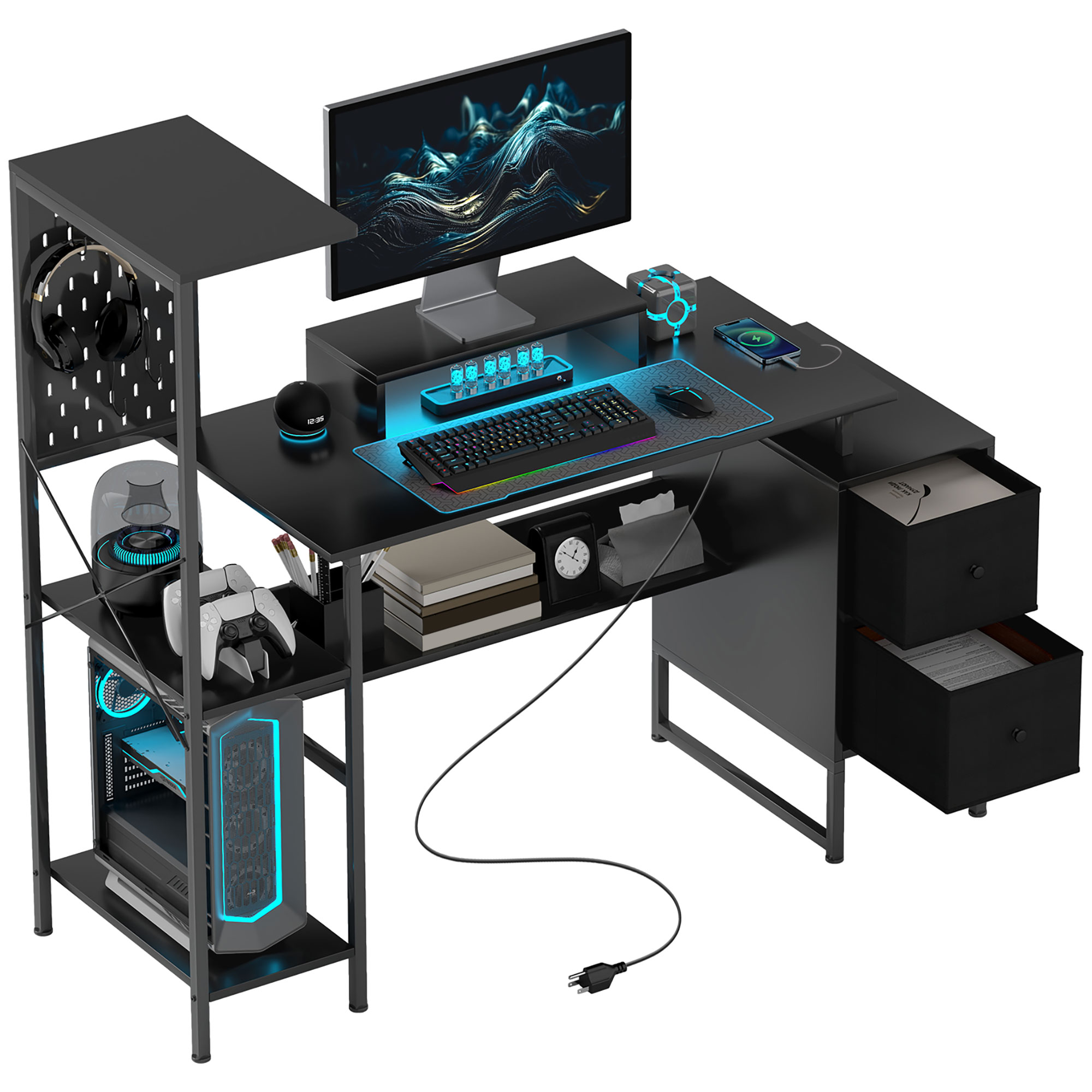 Office Furniture Outlet - Игровой стол Homcom 56 дюймов с