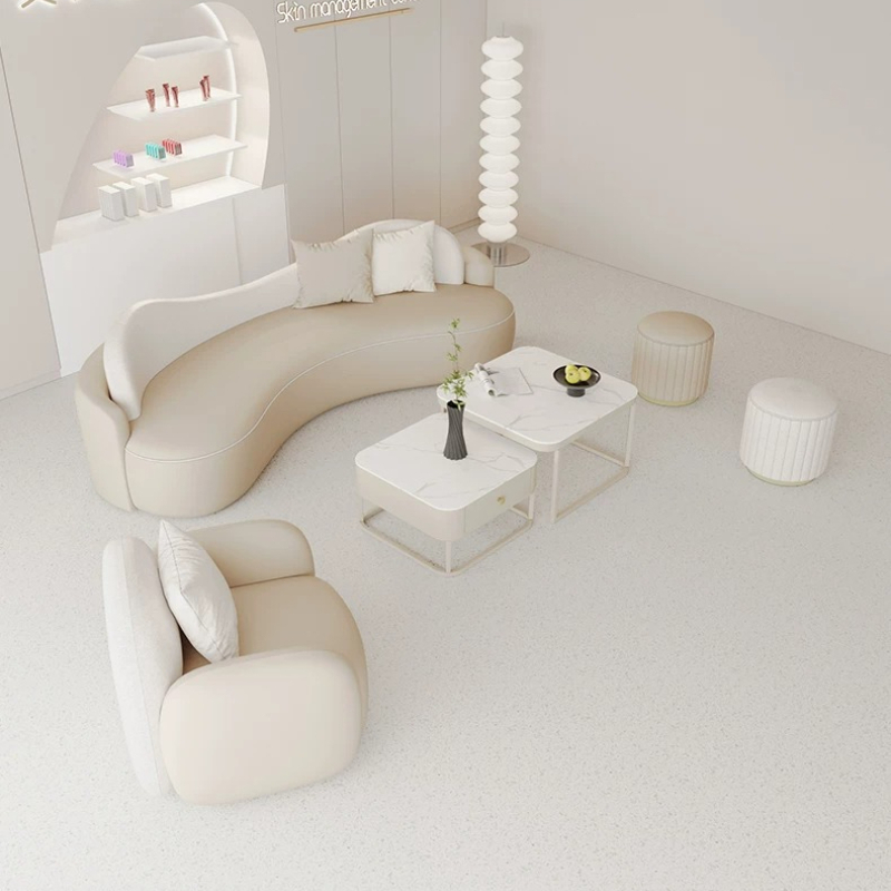 Office Furniture Store - Современный диван в скандинавском кремовом стиле