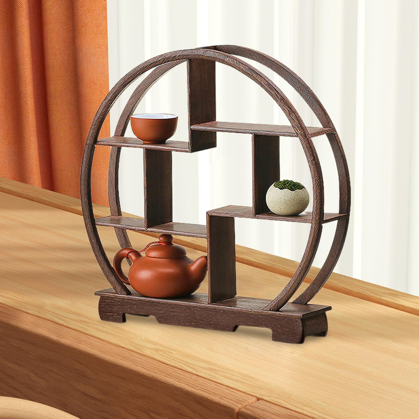 Office Furniture Store - Деревянная витрина, статуэтки, стеллаж, декоративная подставка