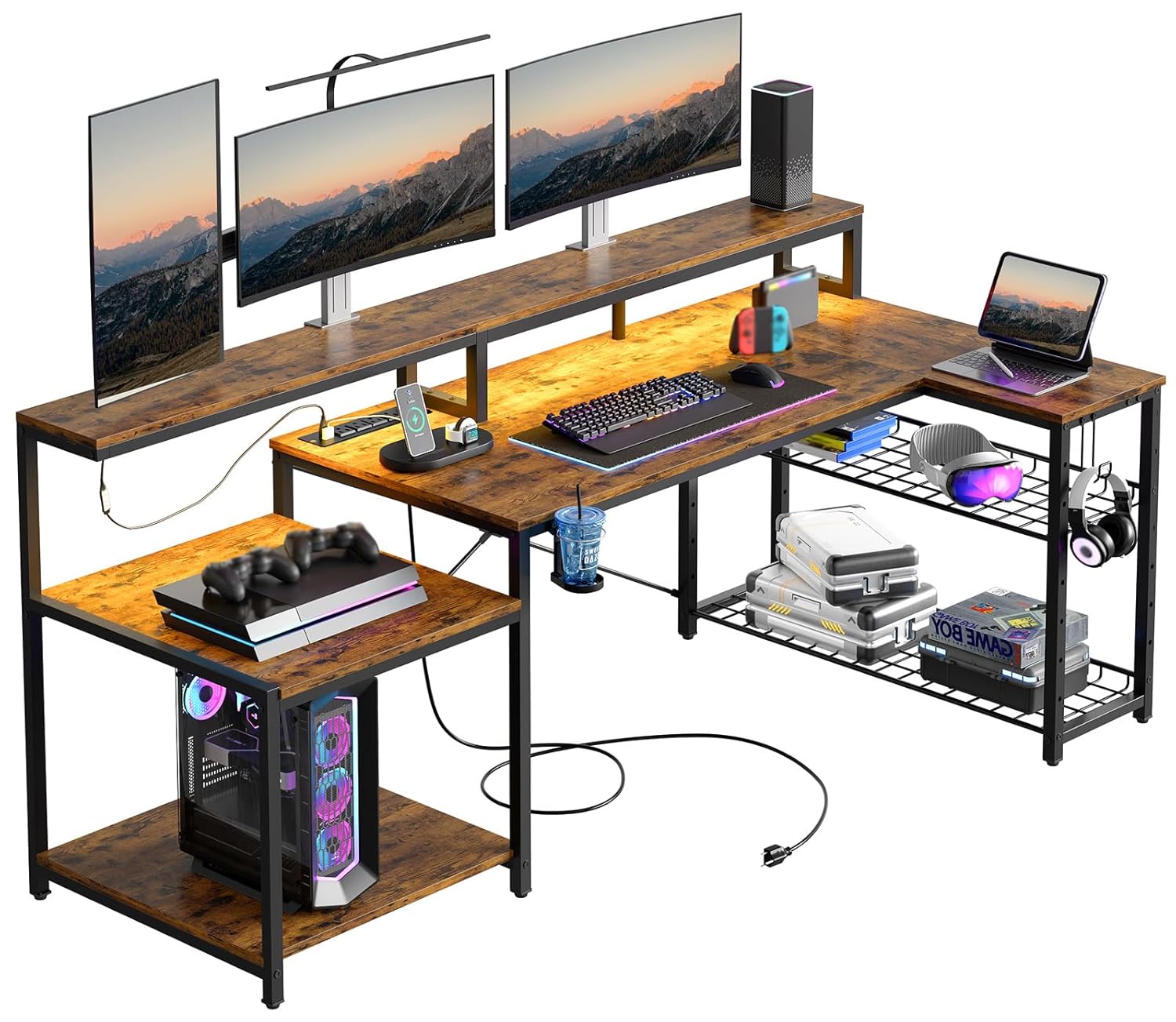 Компьютерный стол 71,5 дюймов  – обзор и цена Office Furniture Outlet
