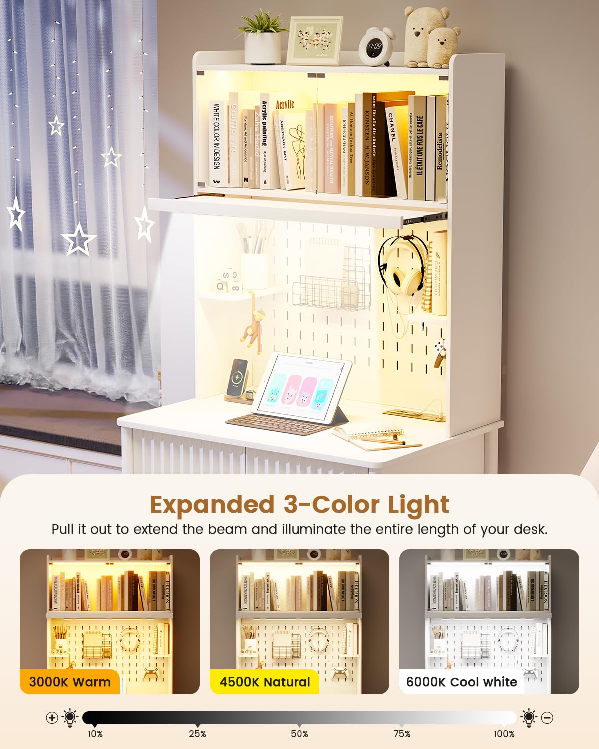 Белый стол с розетками, неболь – обзор и цена Office Furniture Outlet